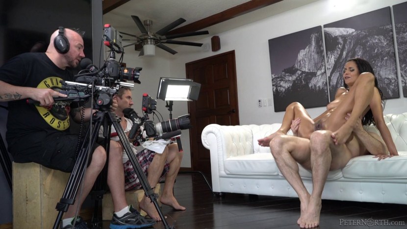 Walking studio for porn films