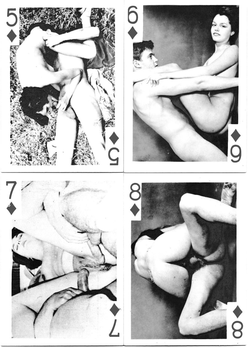 Erotic playing cards
