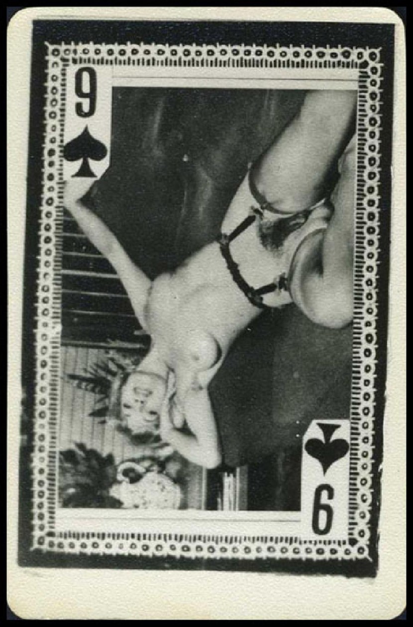 Playing cards pornography