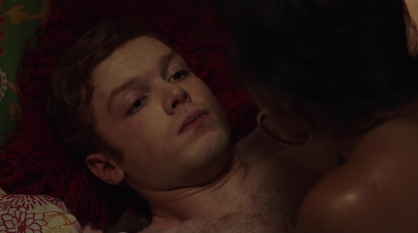 Cameron Monaen in the bathroom