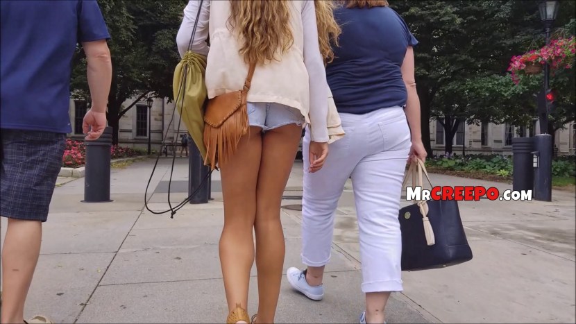 Mature walks without panties