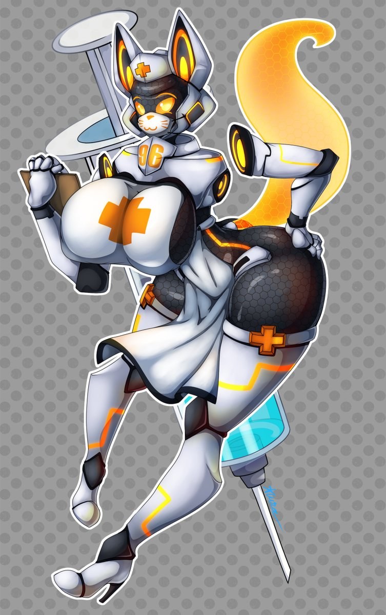 Hentai Robot with big tits