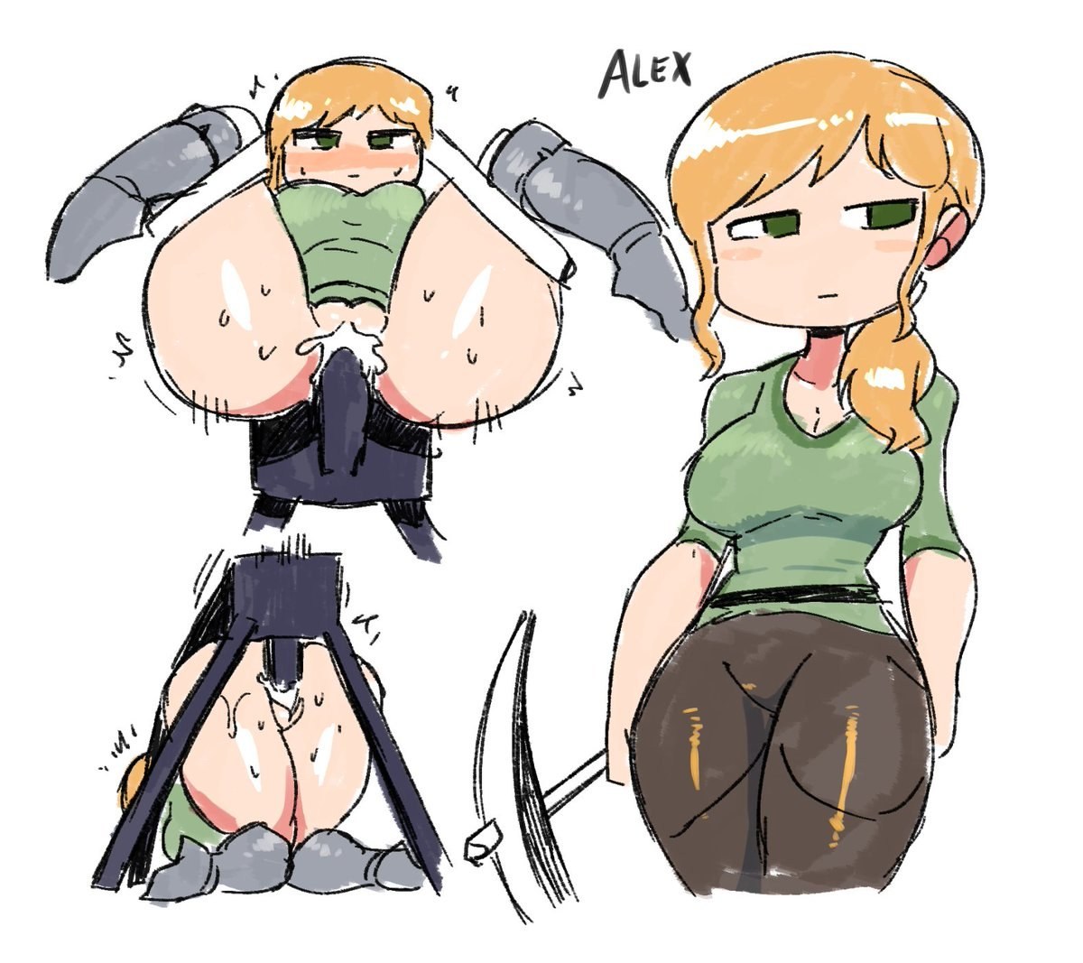 Sexy alex from minecraft