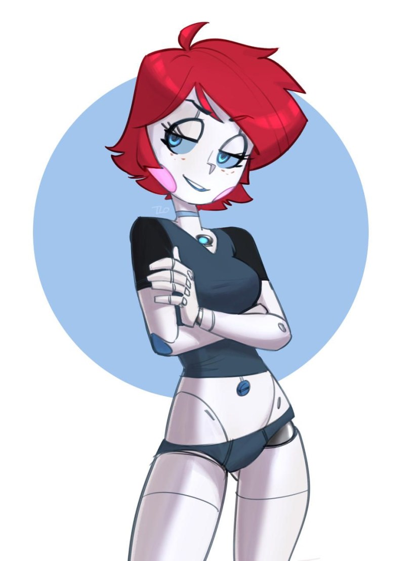 Comic book comic Emmy La Robot