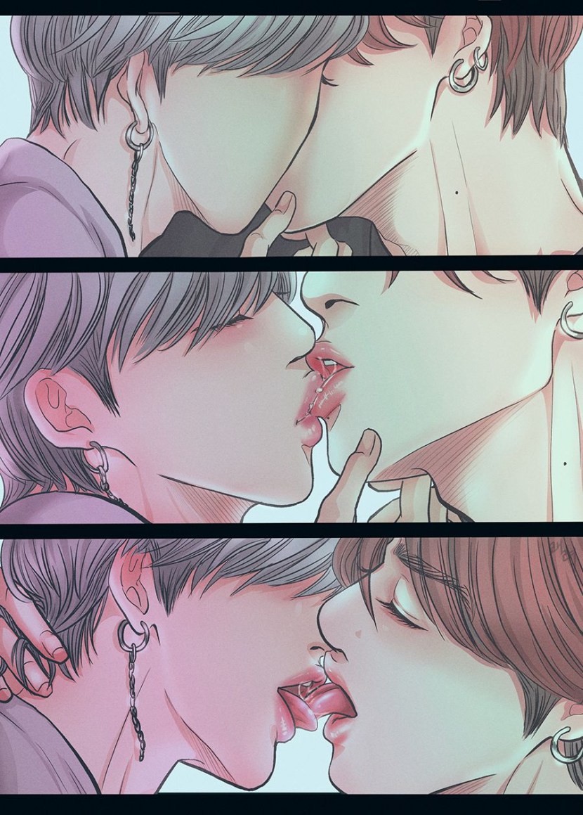 Jungkook and Taehen Art 18