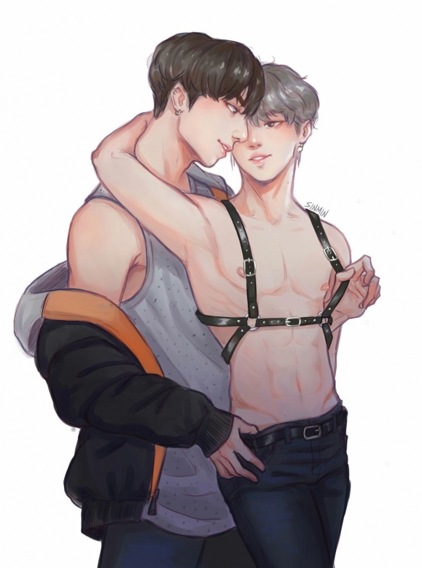 BTS wallpaper silhouette