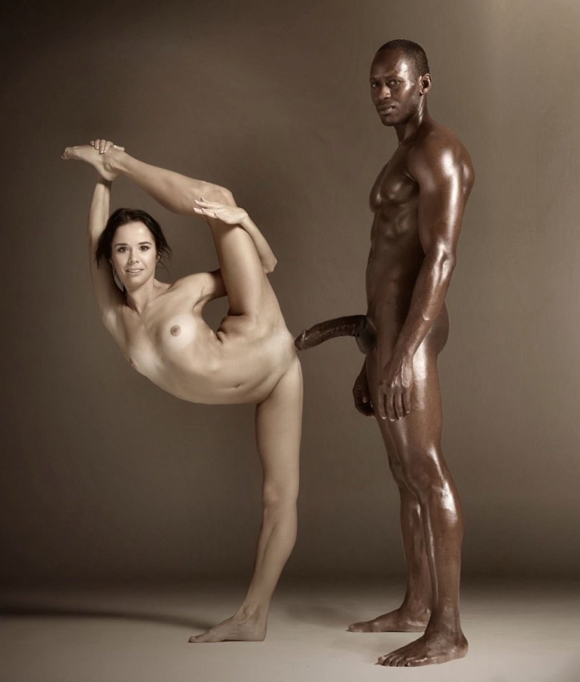 Thin girls and huge members