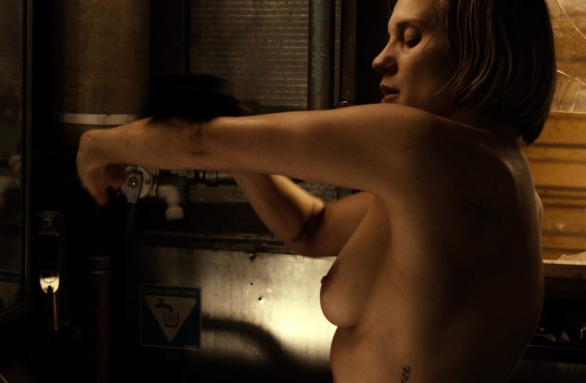 Katie Sakhoff Riddick in the shower