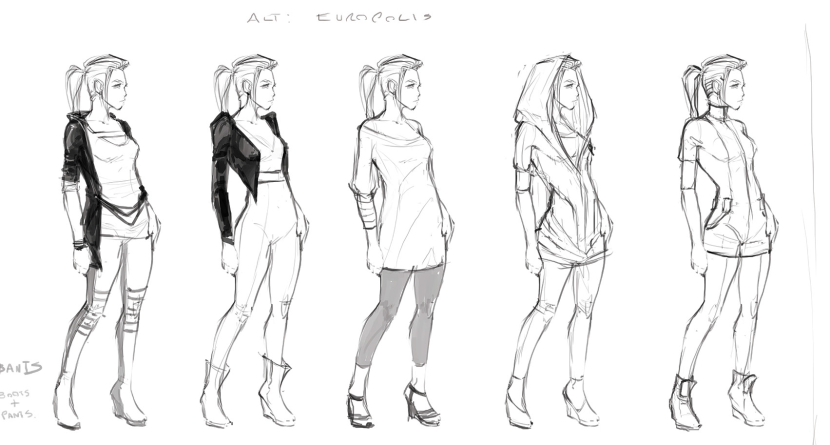 Anime girls in swimsuits