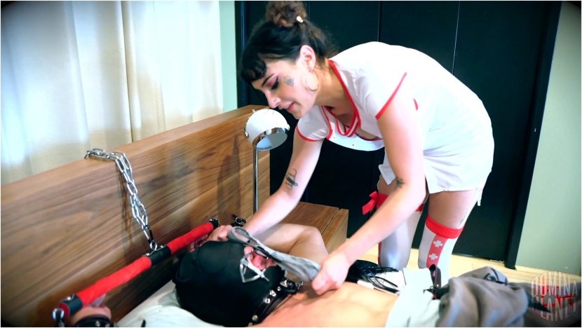 Bondage gag from panties