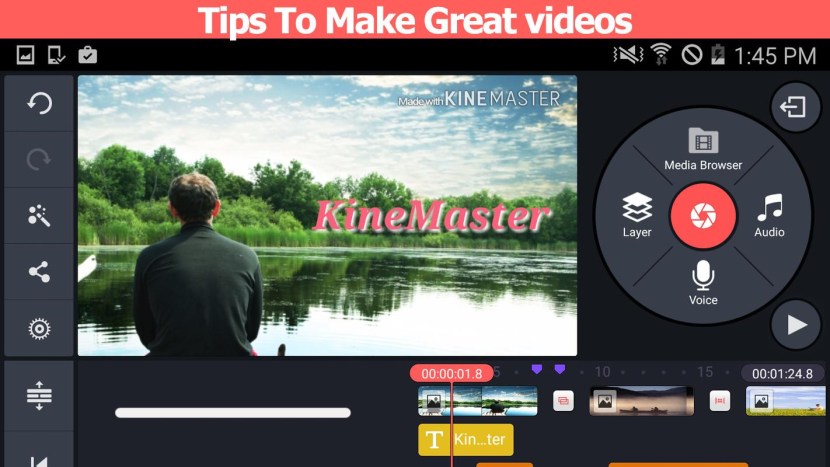 In which application how to combine 2 videos