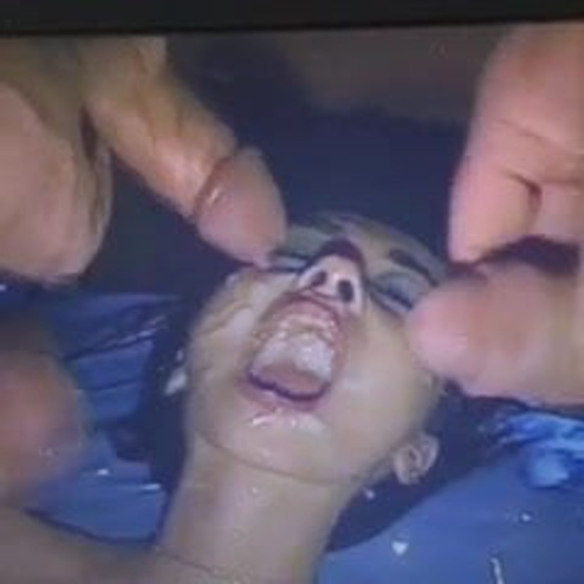 Catalia Gets Covered in Bukkake Jizz Cast