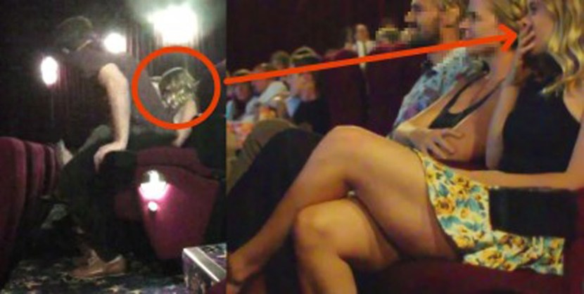 Big Tits Milf in a restaurant