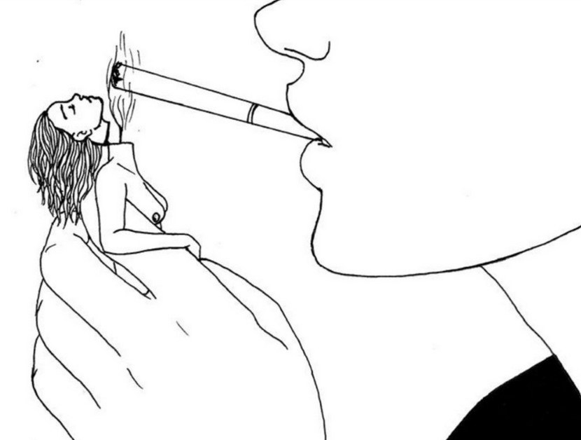 Hairy pussy in the car