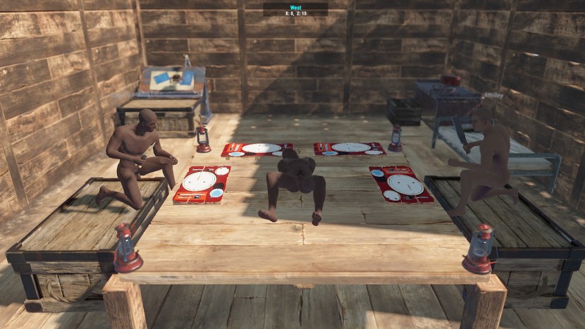 Naked woman of a little lace