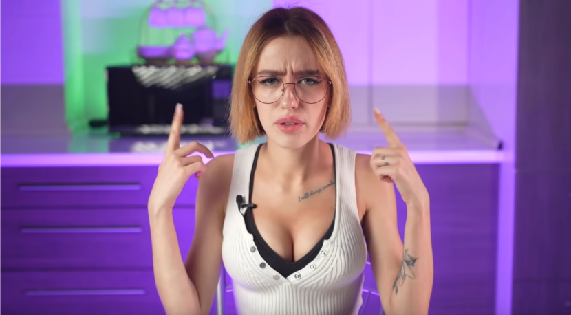 Inez Steffan shows the clitoris