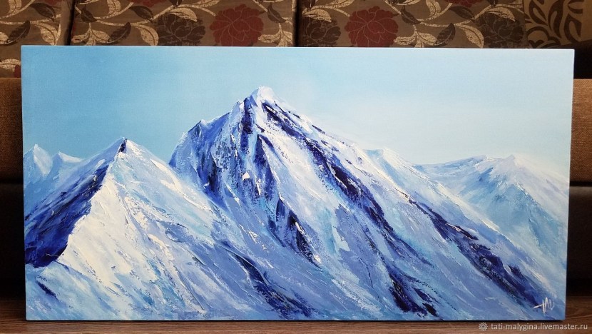 Interior painting of the mountain