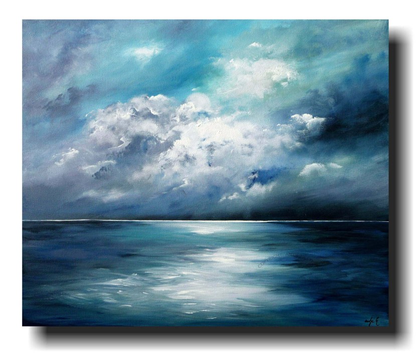 Painting the sea sky