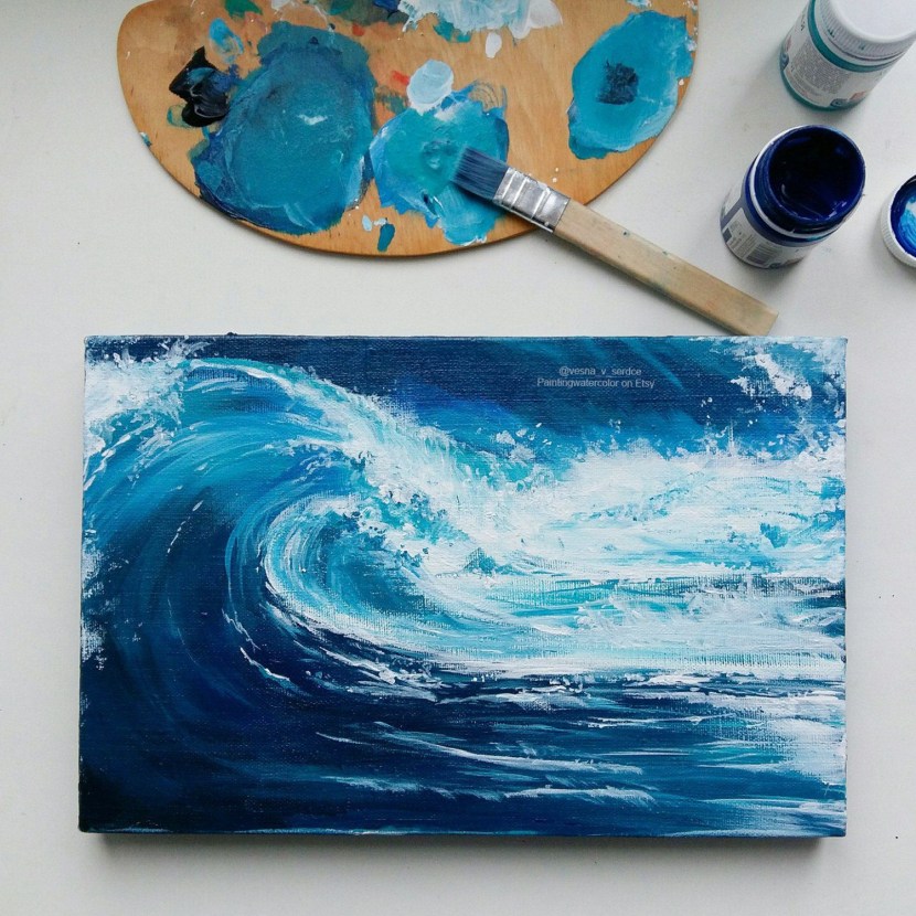 Sea acrylic on canvas