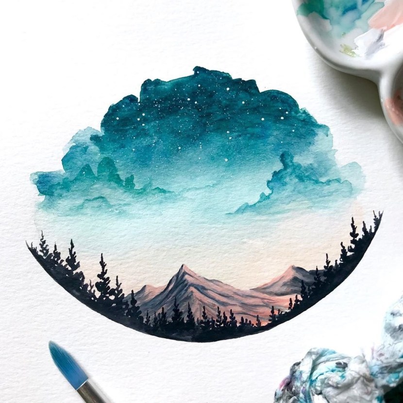 Inspiration for drawing watercolor