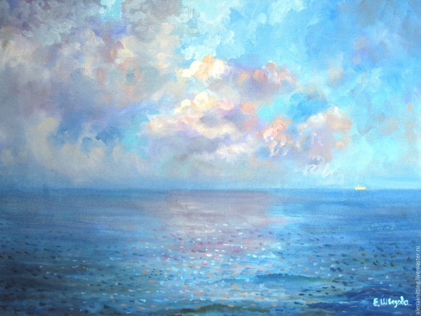 Artist Yuzhakov Picture Sea Shtil