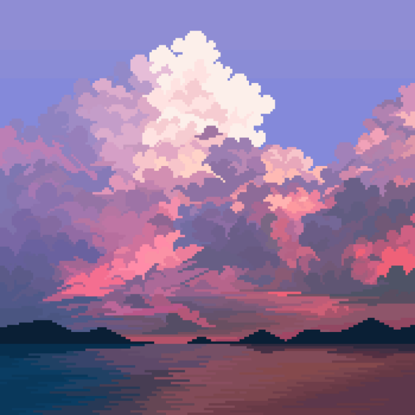 Pixel sky