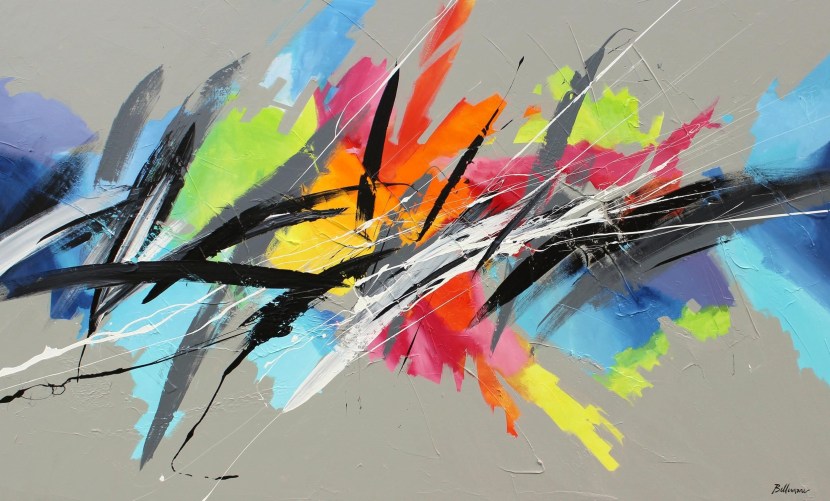 Abstract painting print