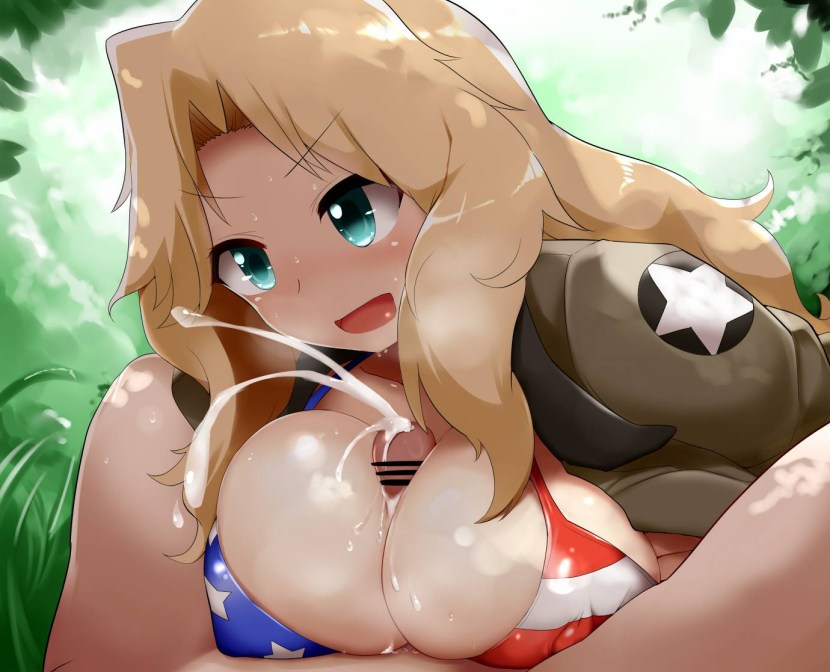 Girls und Panzer Kay Anime Hentai