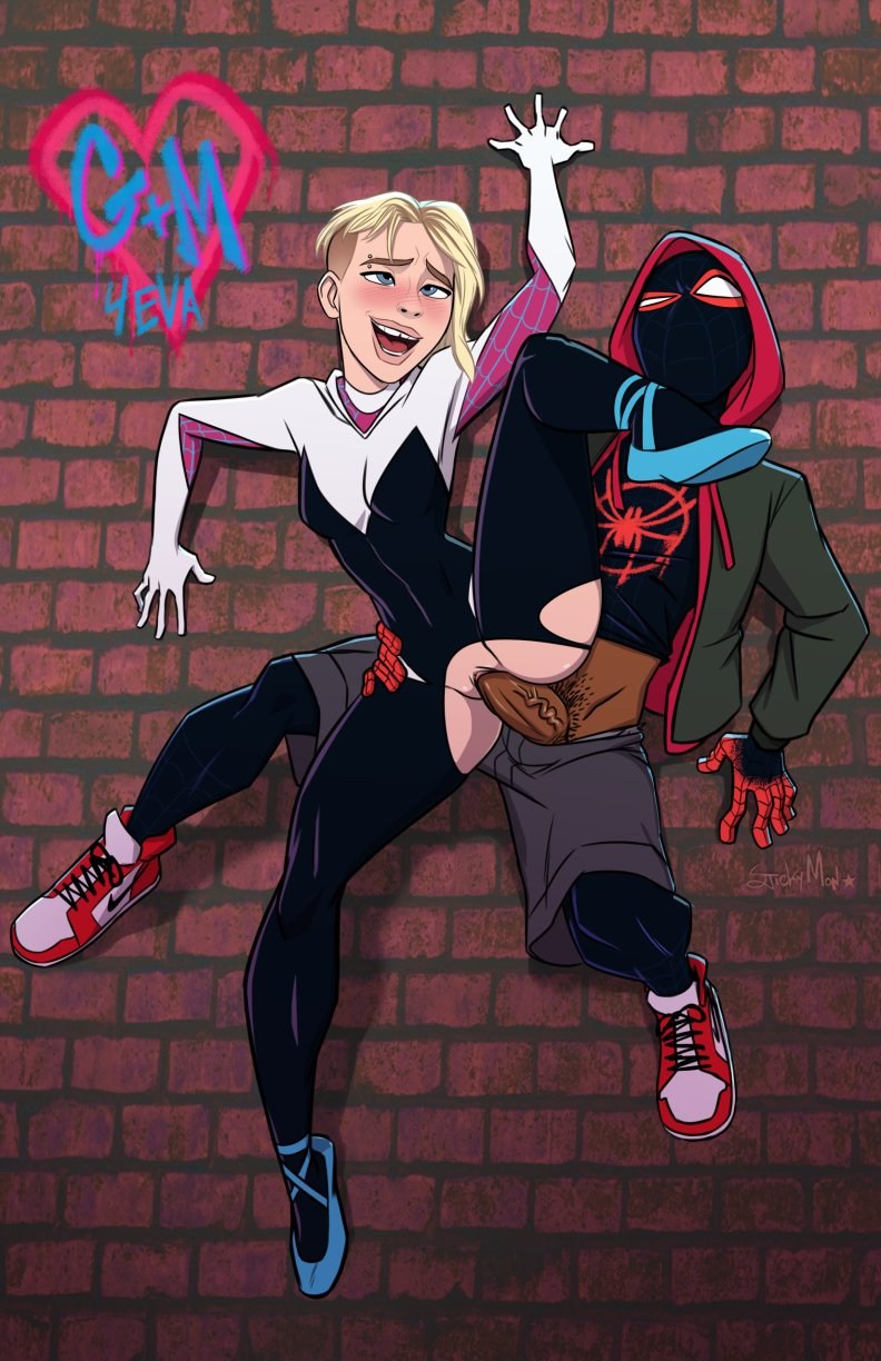 Gwen Staisi and Miles XXX Comics