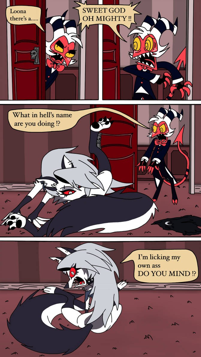 Hell boss Luna Hentai Comic