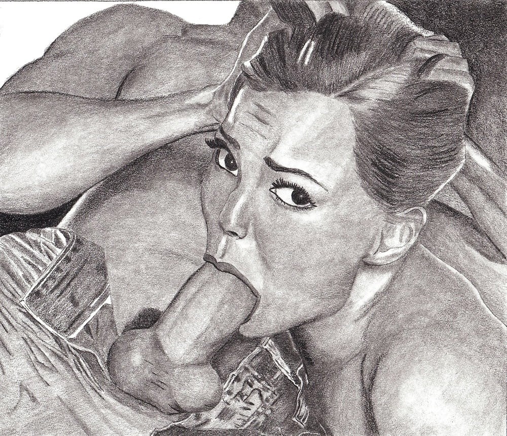 Erotic Blowjob Painting - Blowjob Drawings (90 photos) - porn ddeva