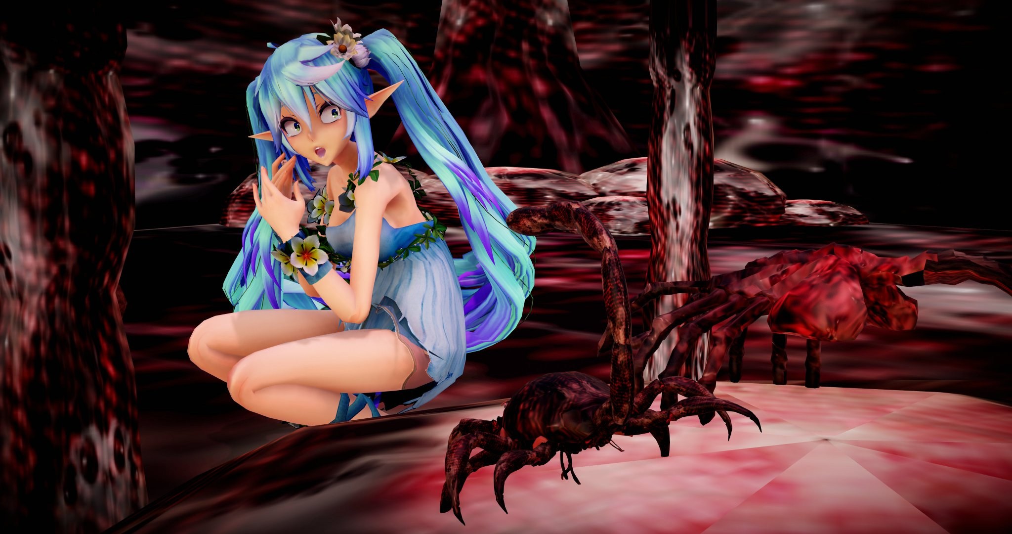 3d hentai lilia insect фото 49