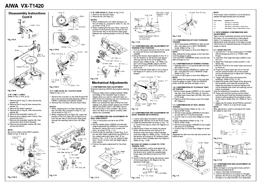Manual AIWA VX-T1400
