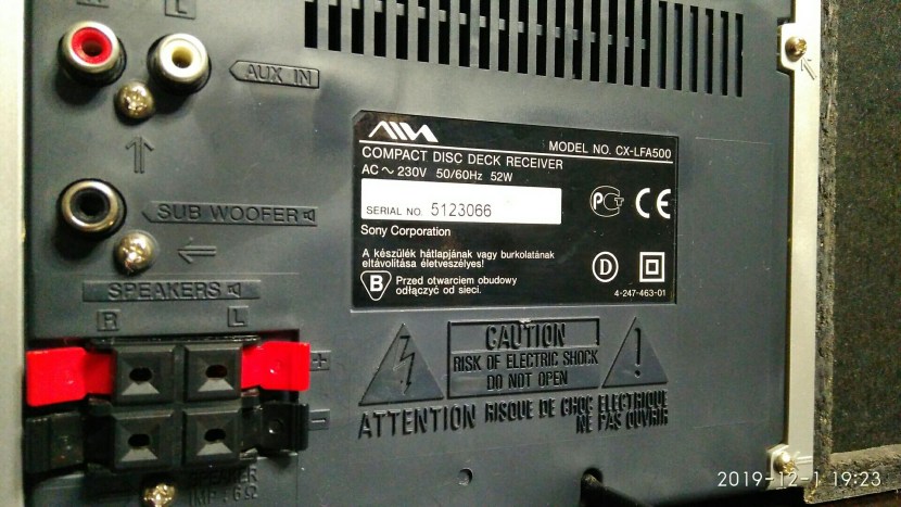 Musical center Aiva XR-FA500