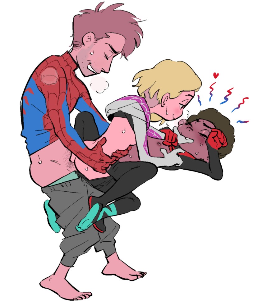 Spider Gwen XXX Miles Morales comic book