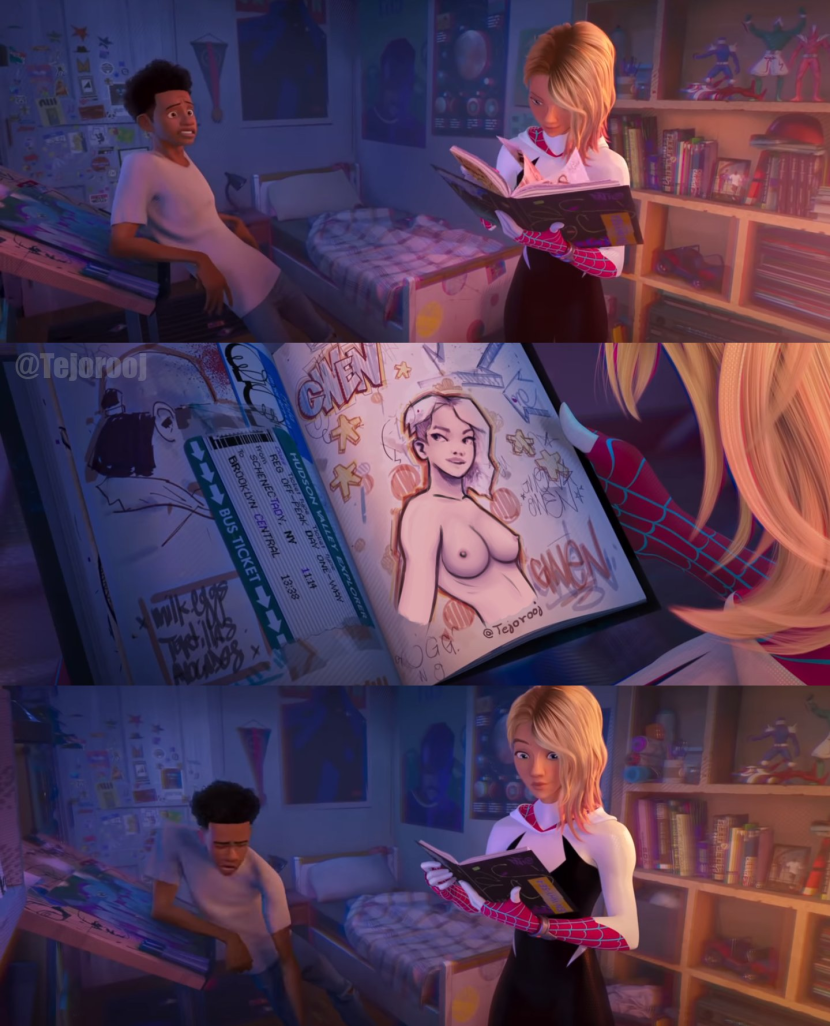 Miles Morales and Gwen Staisi