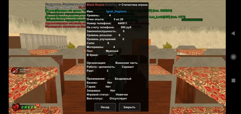 Statistics Black Russia