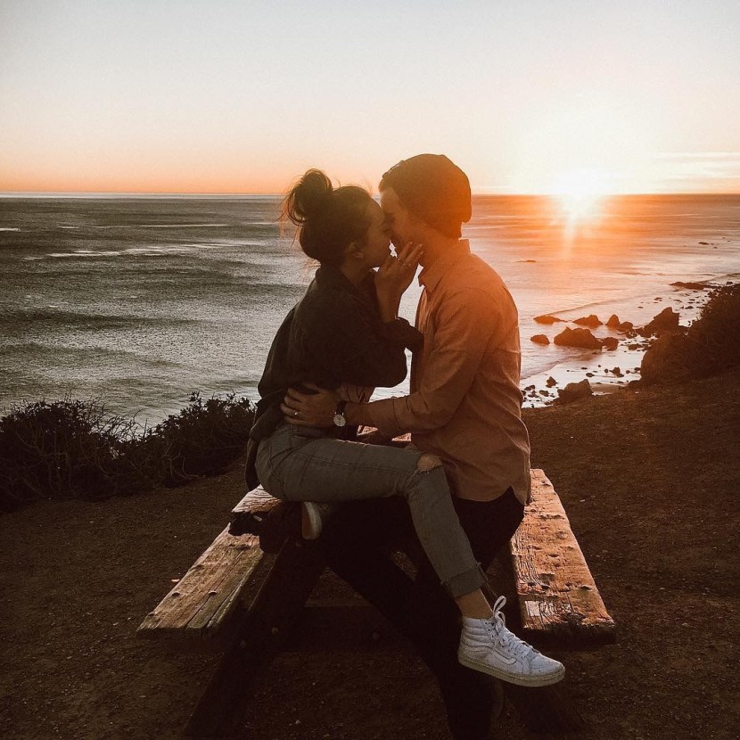 A couple from the back