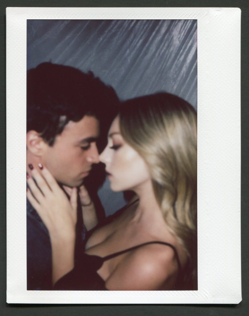 A man undresses a woman