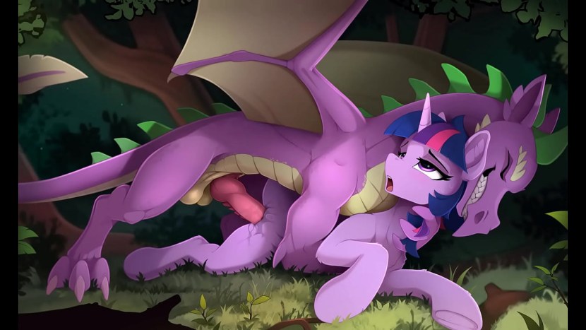 Twilight Sparkle and Spike XXX