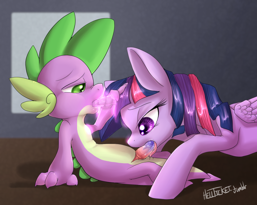 Hentai MLP Spike and Twilight