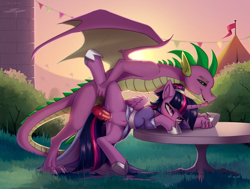 Twilight Sparkle and Spike XXX