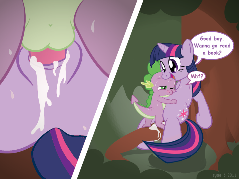 Twilight Sparkle and Spike Hantai