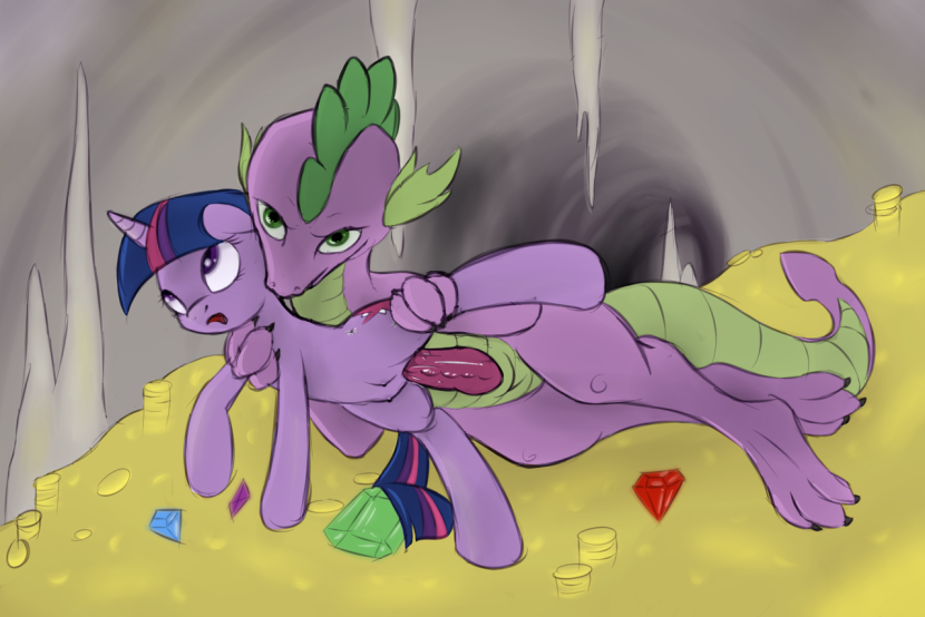 Twilight Sparkle and Spike Hentai