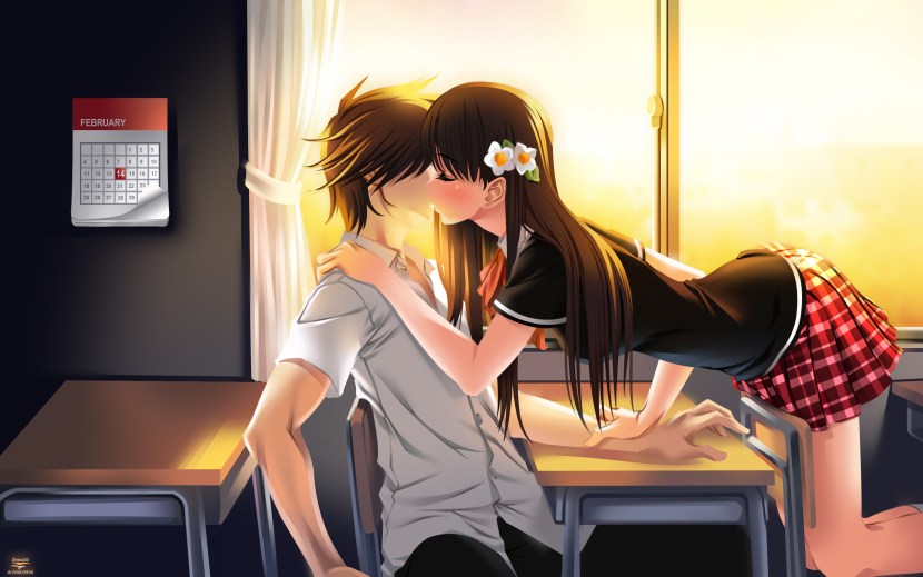 Anime kiss