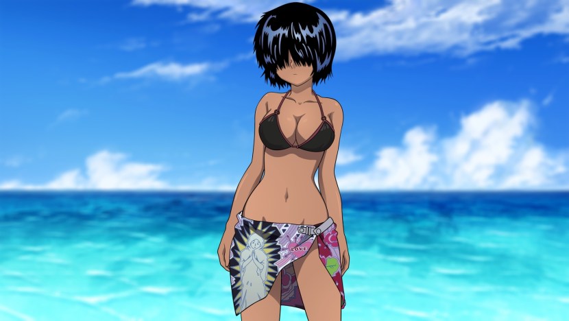 Kane Kamishirasava in a swimsuit