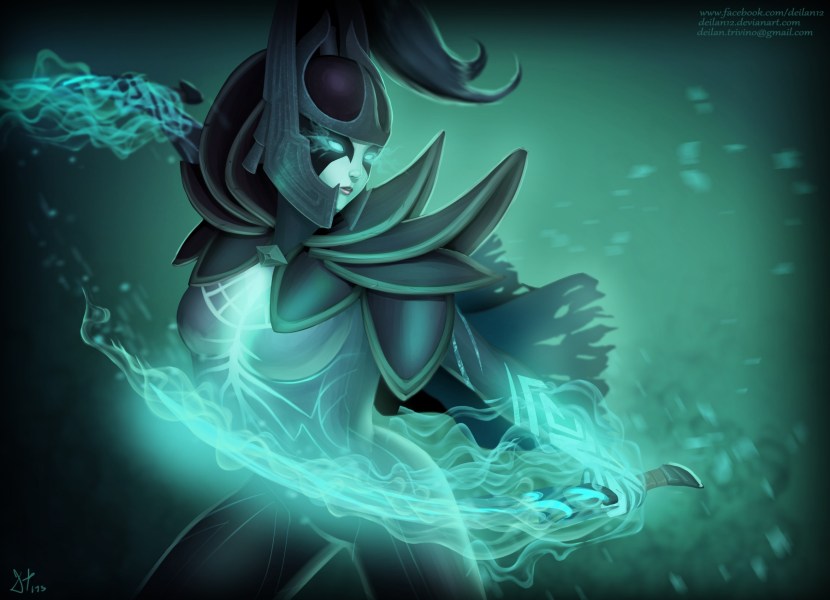 Set on Phantom Assassin Creeping Shadow