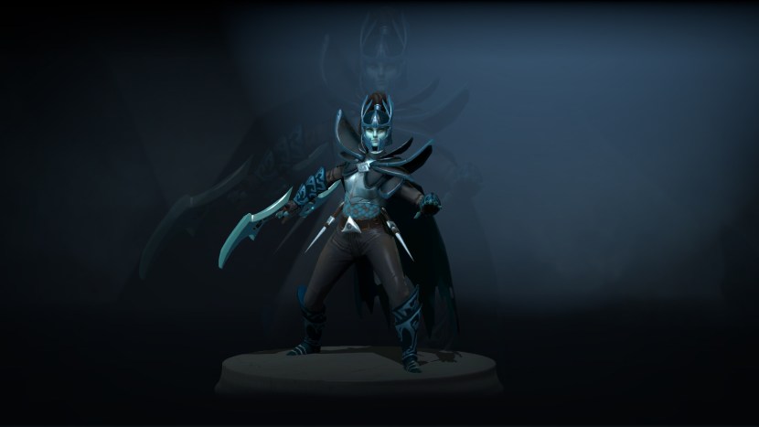 Fan Arta Dota 2 blue with black bright