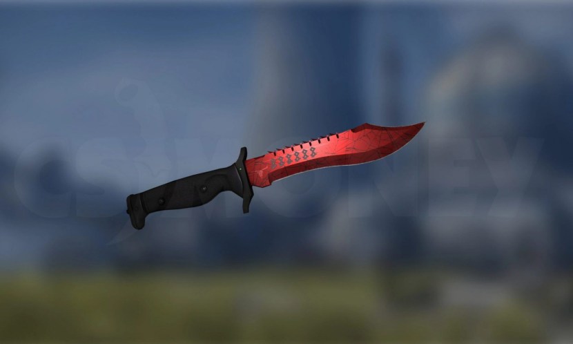 Laredo Bowie knife drawing