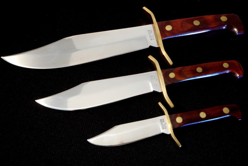 Bowie knife bloody web